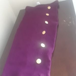 Really unique form fitting button skirt